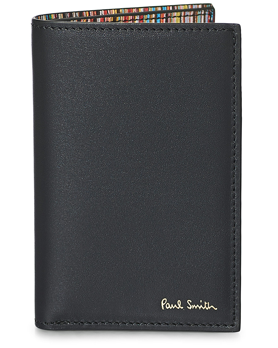 Herr | Paul Smith Stripe Leather Wallet Black | Paul Smith | Stripe Leather Wallet Black