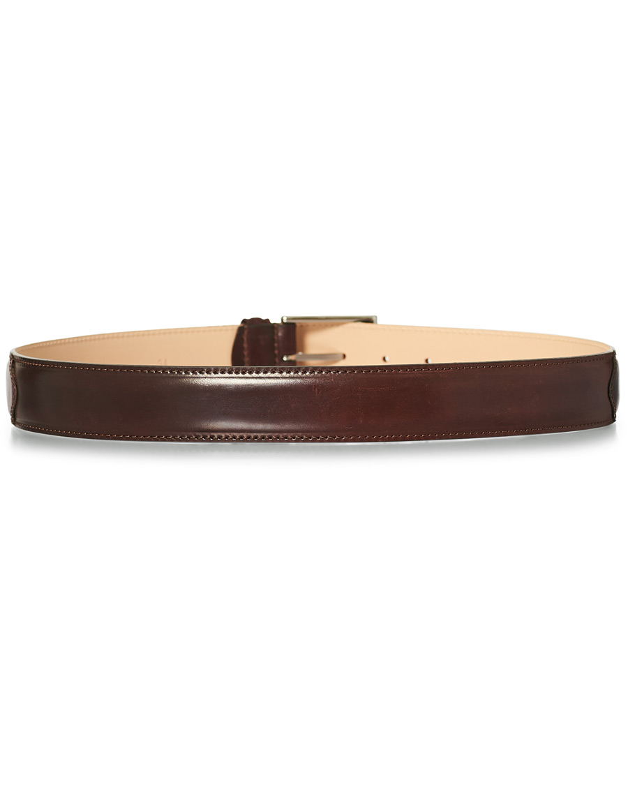 Herr | Crockett & Jones Belt 3.2 cm Burgundy Cordovan | Crockett & Jones | Belt 3.2 cm Burgundy Cordovan