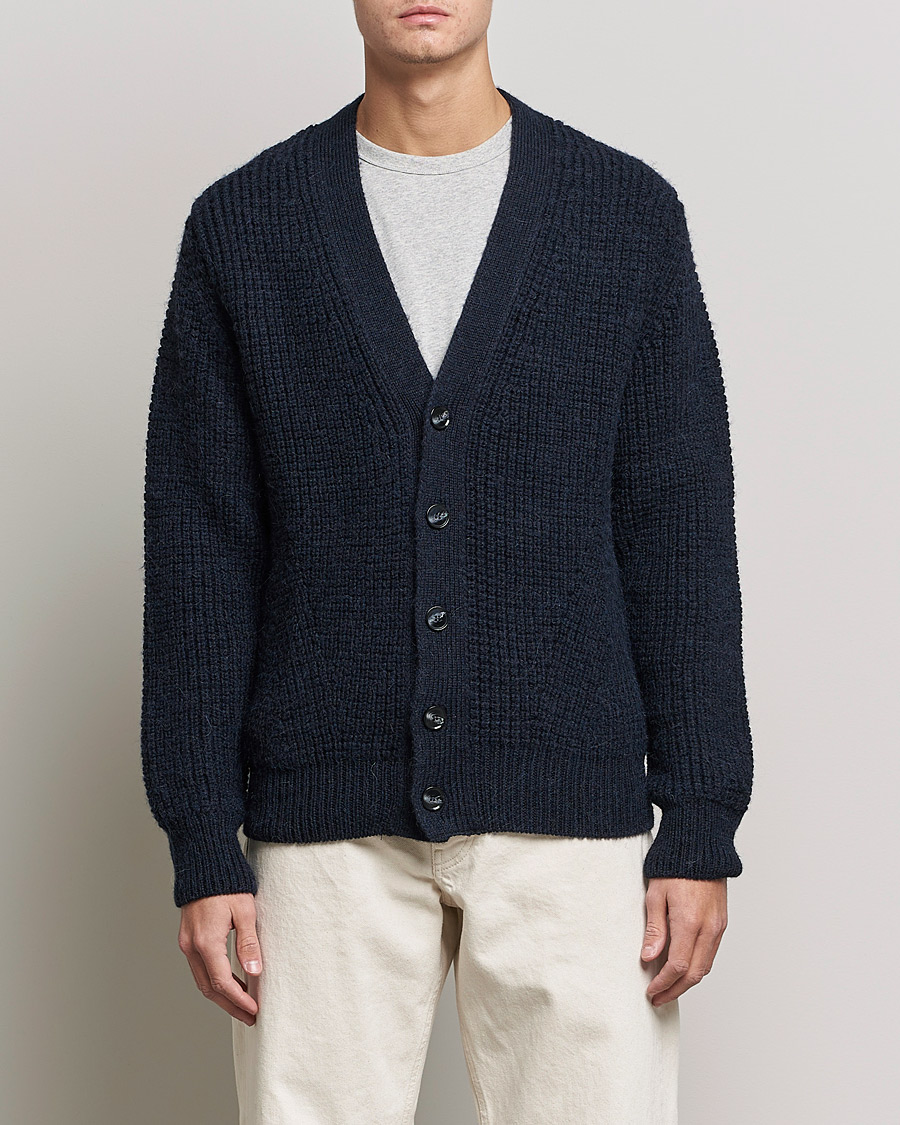 Herr | Tröjor | Sunflower | John Cardigan Navy
