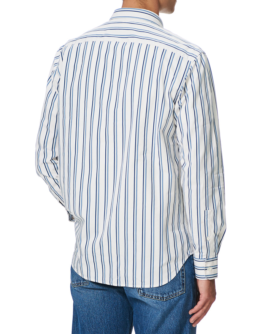 Herr | Skjortor | Sunflower | Adrian Striped Shirt White/Blue