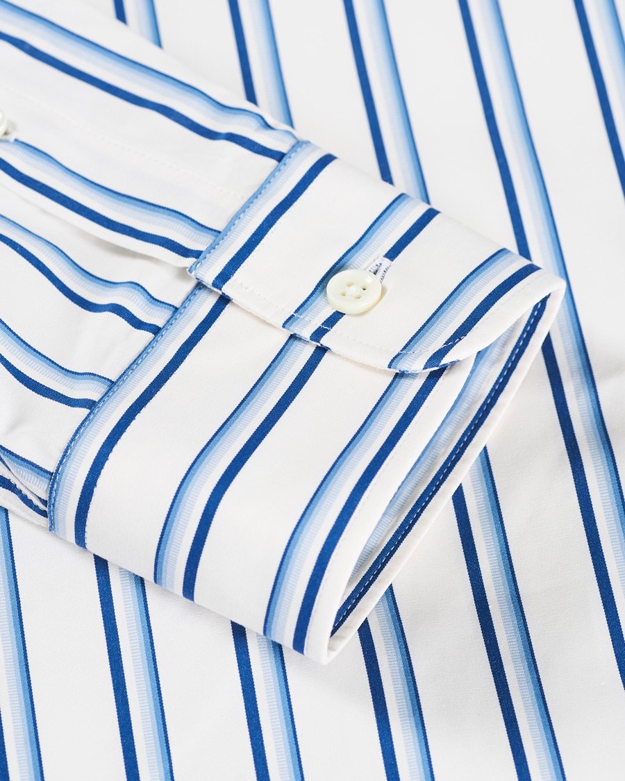 Herr | Skjortor | Sunflower | Adrian Striped Shirt White/Blue
