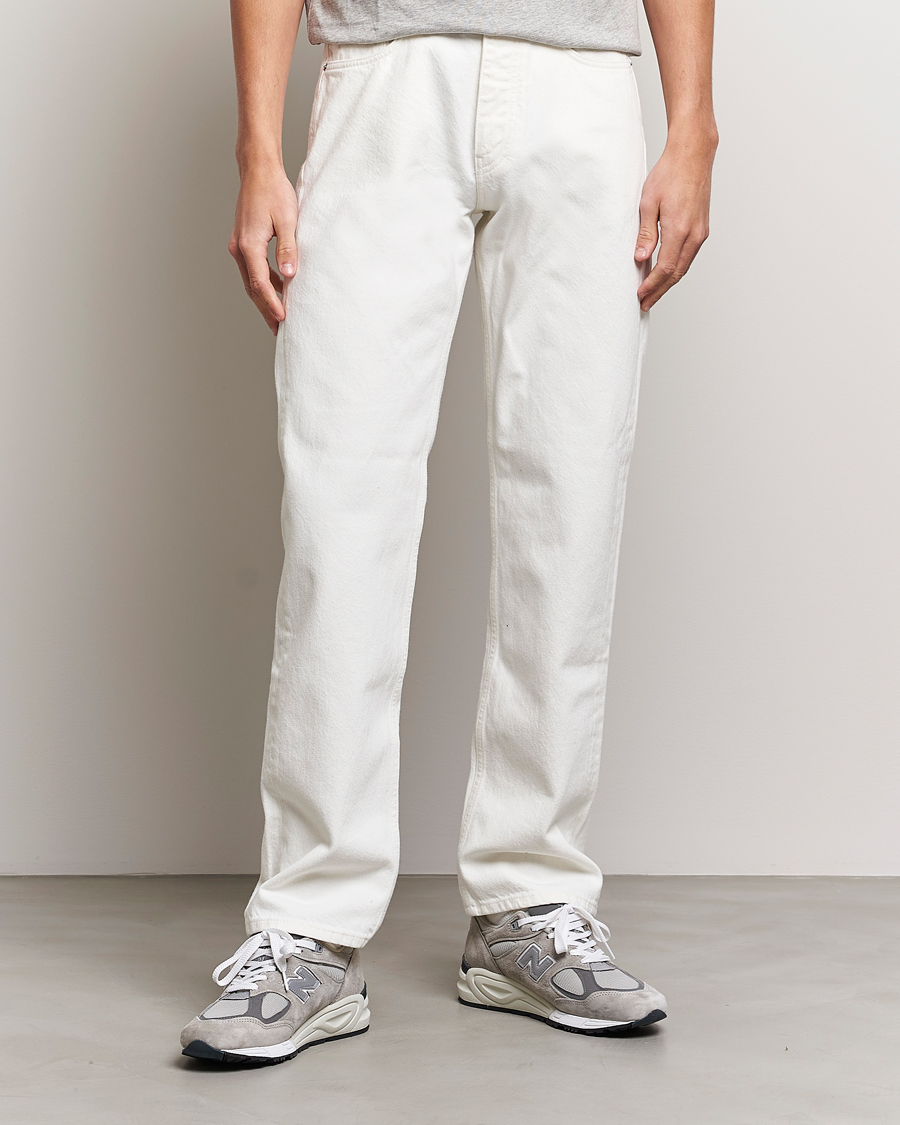 Herr | Vita jeans | Sunflower | Standard Jeans Washed White