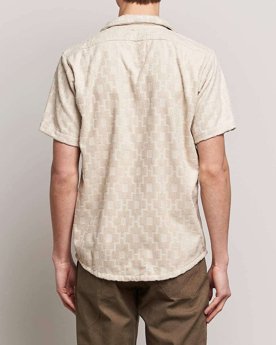 Herr | Skjortor | OAS | Machu Terry Short Sleeve Shirt Beige