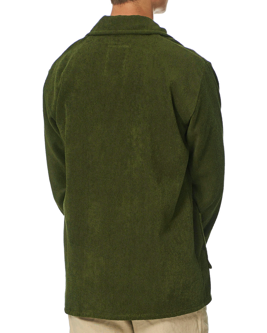 Herr | Skjortor | OAS | Beach Dandy Terry Overshirt Army