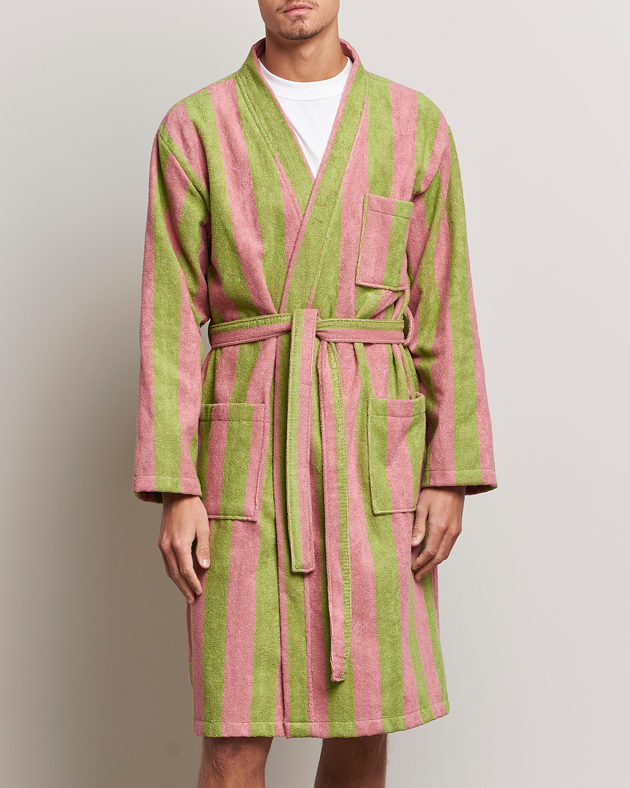 Herre | Loungewear | OAS | Terry Robe Berry