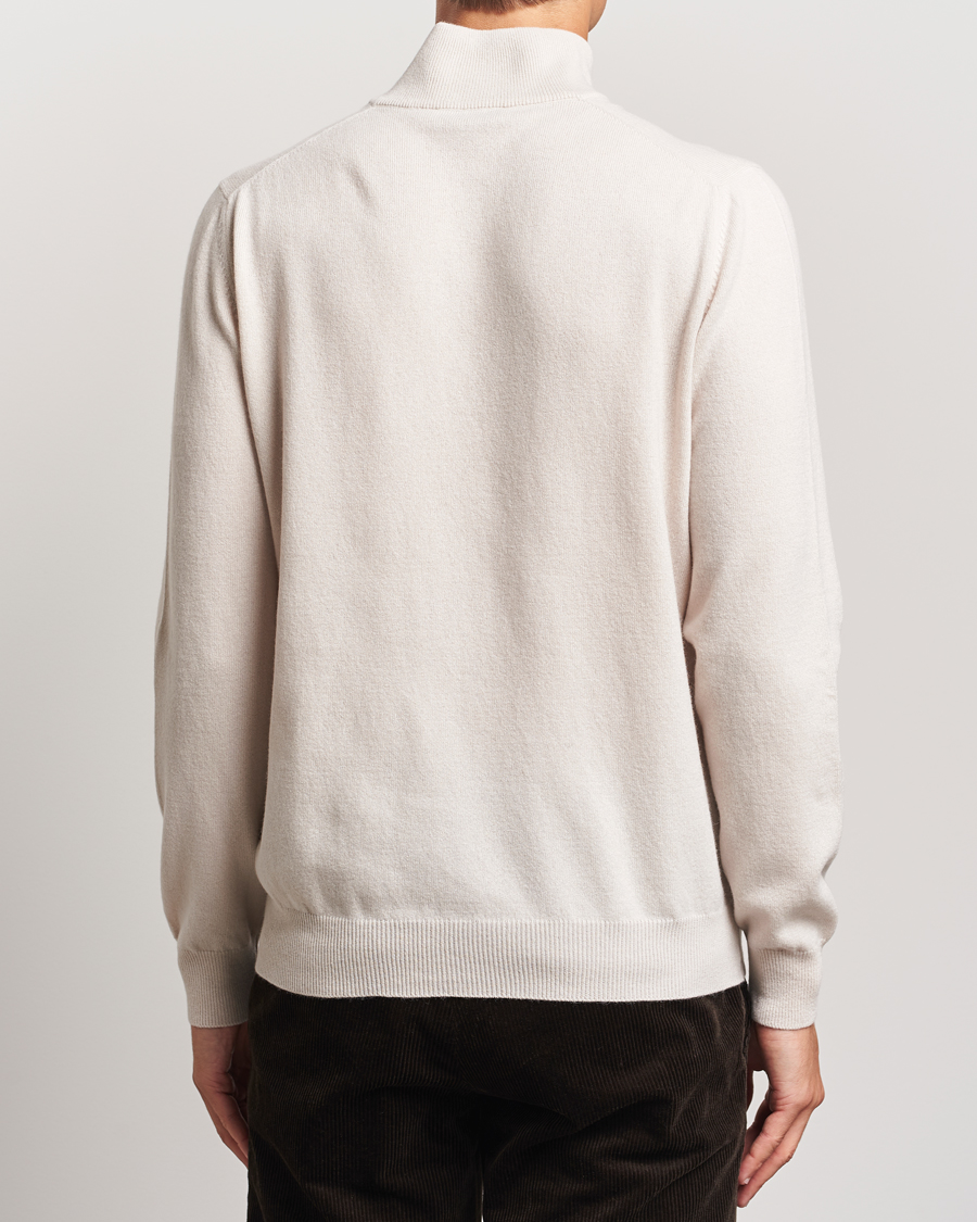 Herr | Tröjor | Gran Sasso | Wool/Cashmere Half Zip Cream