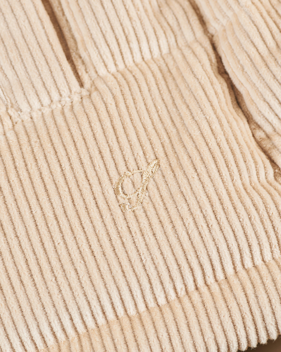 Herr | Jackor | Stenströms | Padded Corduroy Hood Vest Creme