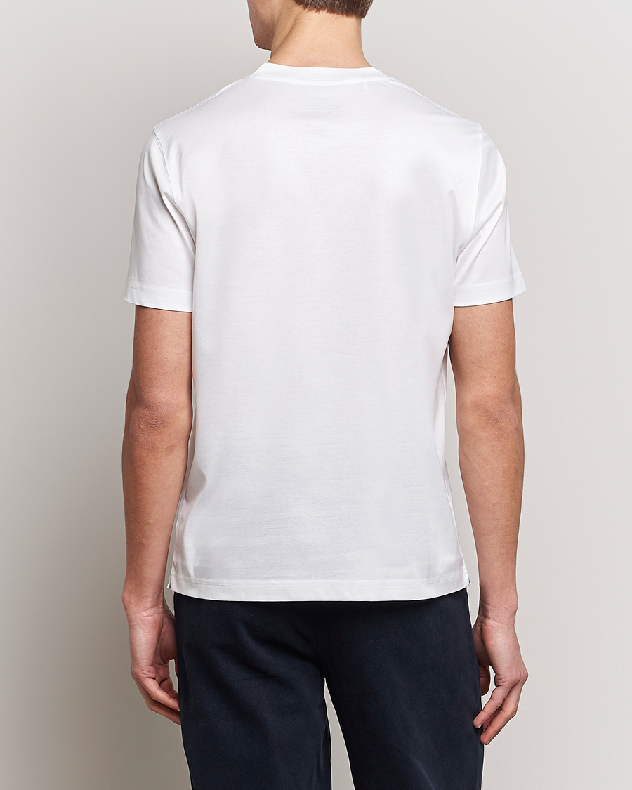 Herr | T-Shirts | Eton | Filo Di Scozia Cotton T-Shirt White
