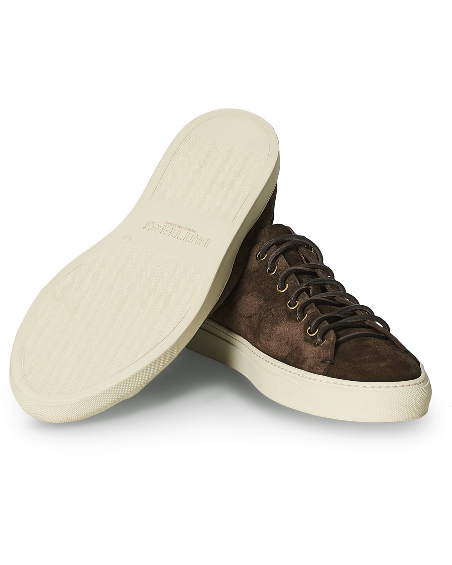 Herr | Buttero Suede Sneaker Dark Brown | Buttero | Suede Sneaker Dark Brown