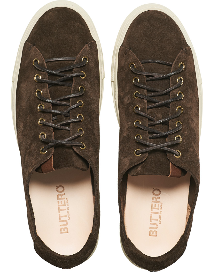 Herr | Buttero Suede Sneaker Dark Brown | Buttero | Suede Sneaker Dark Brown