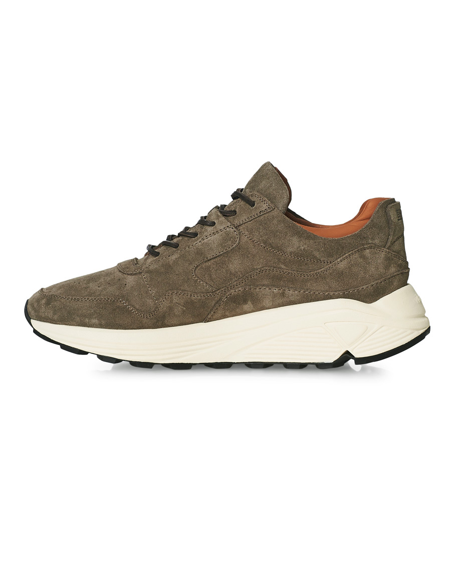 Herr | Buttero Vinci Suede Running Sneaker Taupe | Buttero | Vinci Suede Running Sneaker Taupe