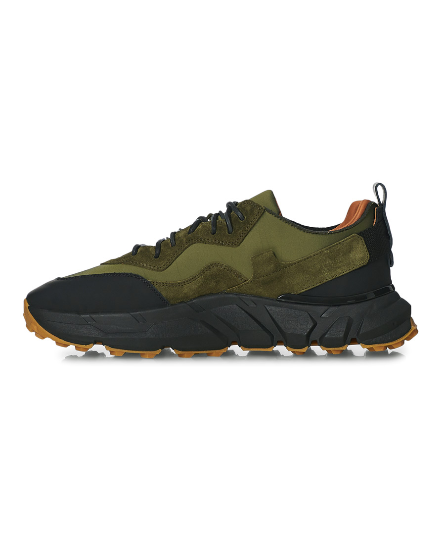 Herr | Buttero Spazio Running Sneaker Black/Olive | Buttero | Spazio Running Sneaker Black/Olive