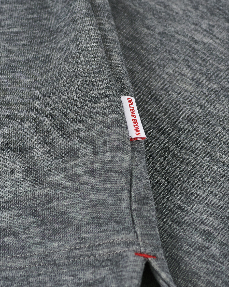 Herr | Tröjor | Orlebar Brown | Neilson Double Face Merino Half Zip Storm Grey