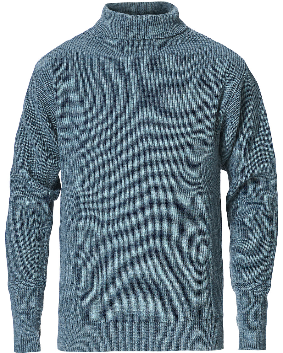 Herr | Tröjor | Andersen-Andersen | Sailor Turtleneck Light Indigo