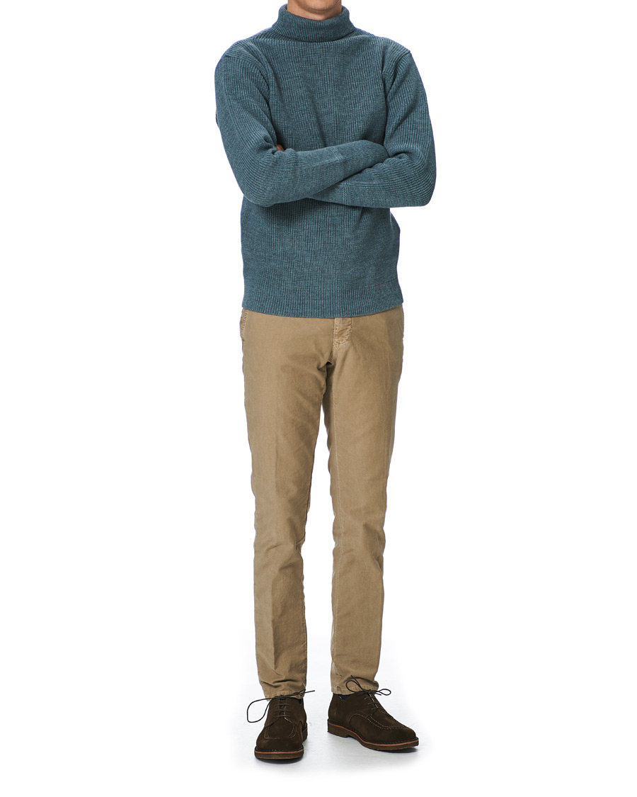 Herr | Tröjor | Andersen-Andersen | Sailor Turtleneck Light Indigo