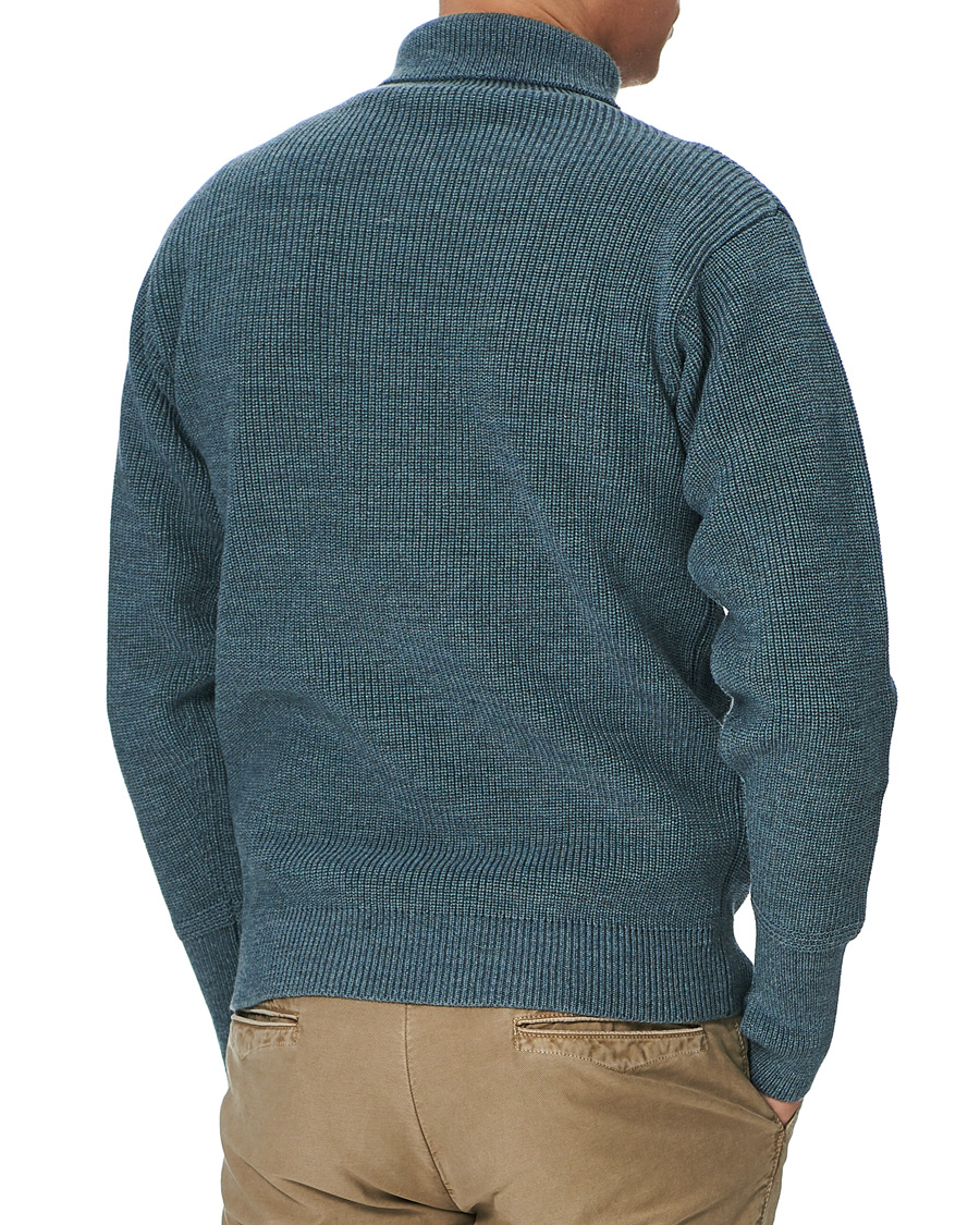 Herr | Tröjor | Andersen-Andersen | Sailor Turtleneck Light Indigo