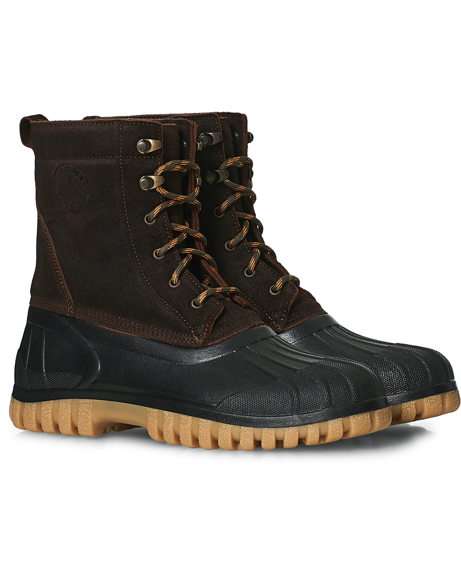 Herr | | Diemme | Anatra Duck Boot Dark Brown Suede