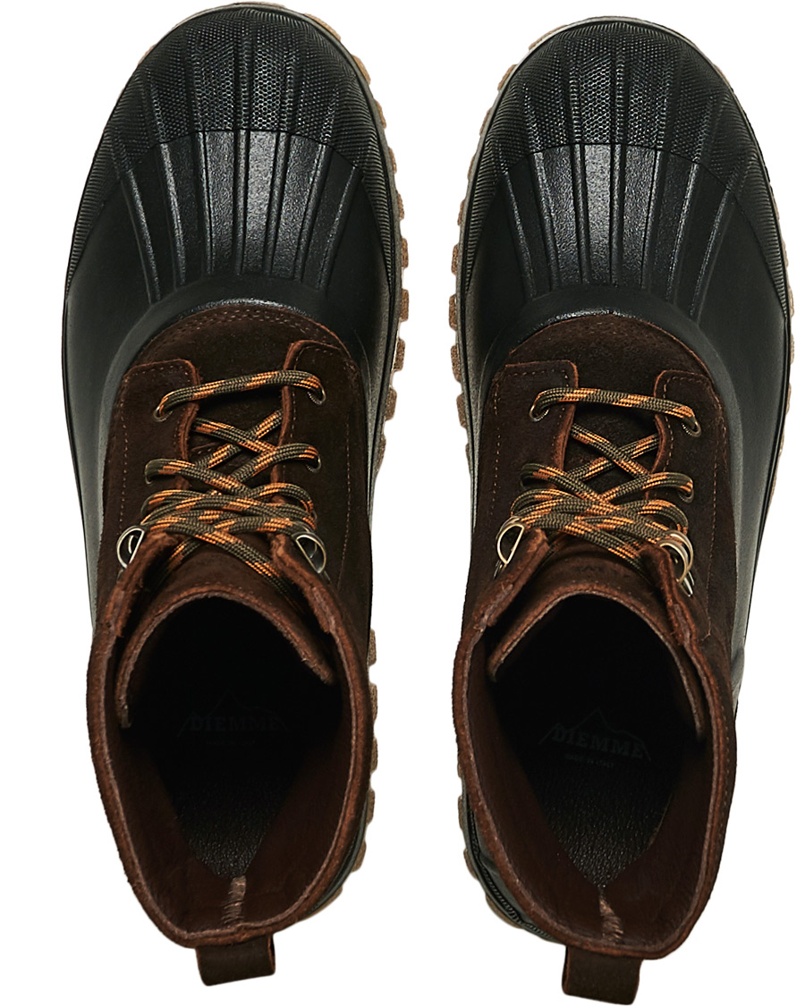 Herr | | Diemme | Anatra Duck Boot Dark Brown Suede