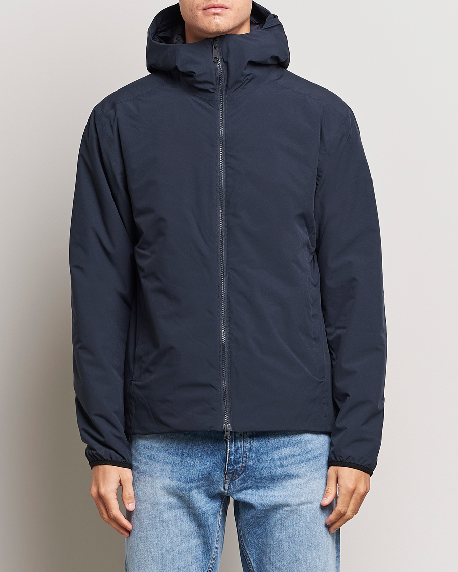 Herr | New Nordics | Scandinavian Edition | Nimbus Padded Hood Jacket Midnight Blue