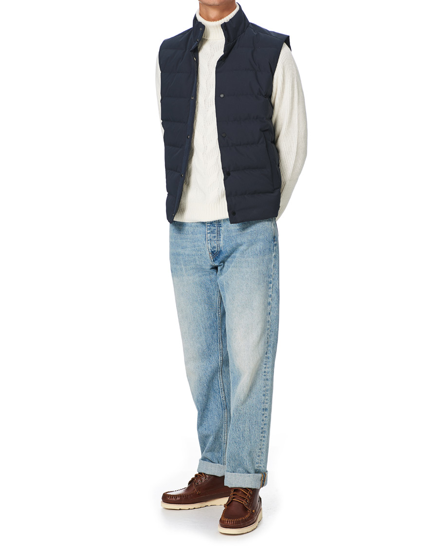 Herr | Jackor | Scandinavian Edition | Abel Down Waistcoat Midnight Blue