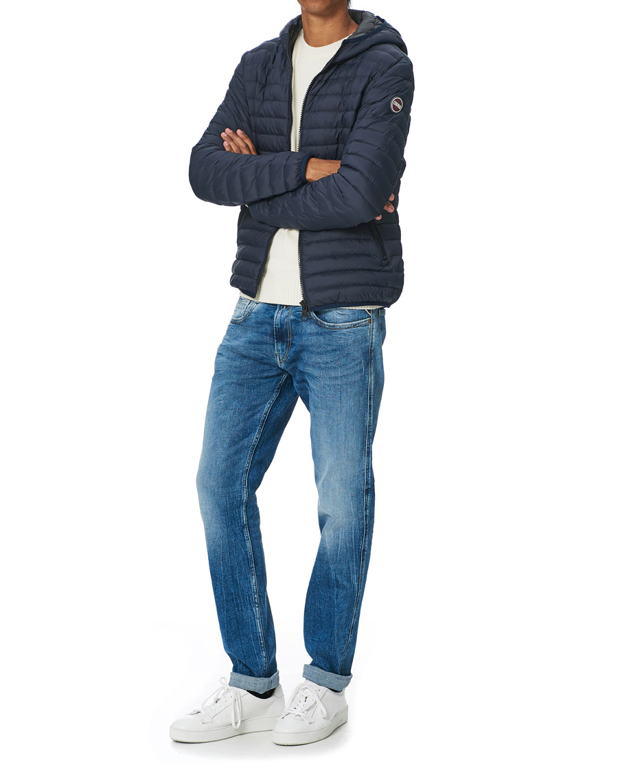 Herr | Jackor | Colmar | Repunk Lightweight Down Hooded Jacket Navy