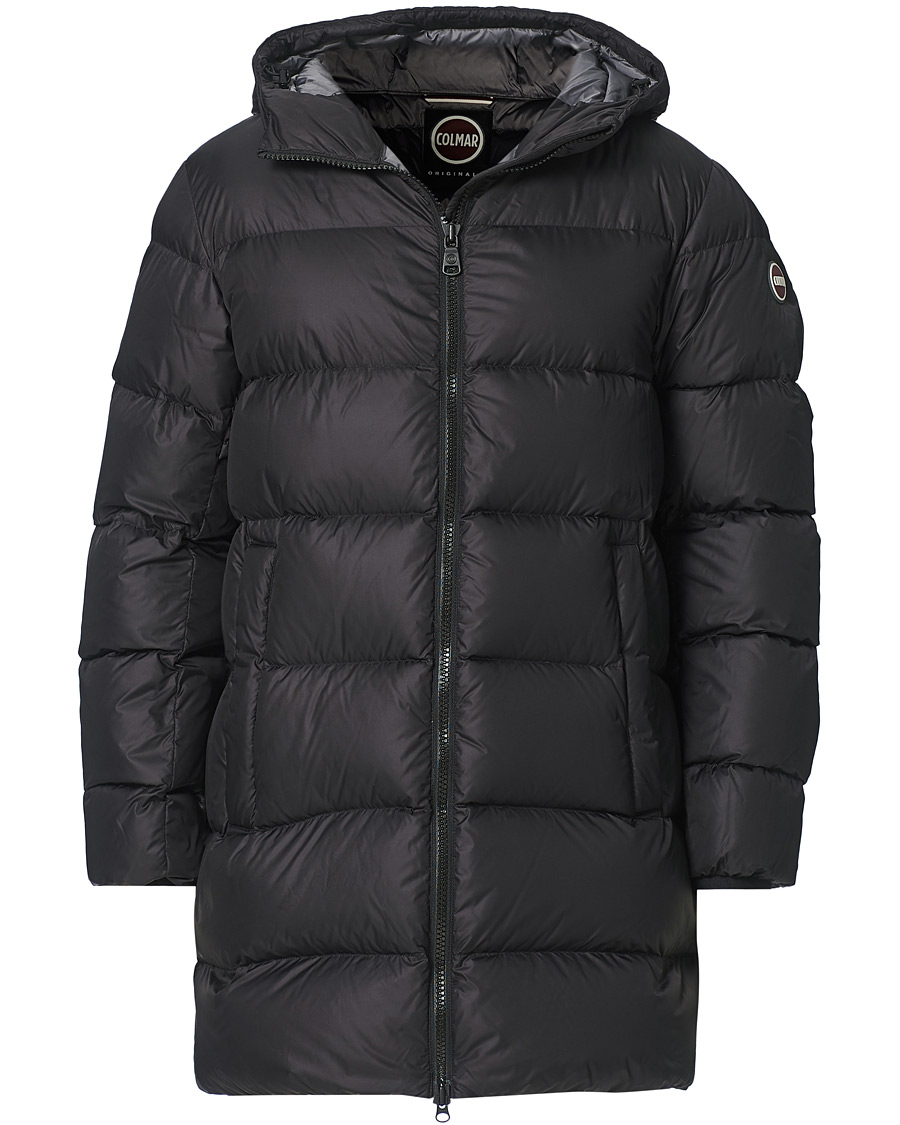 Herr | Jackor | Colmar | Concrete Long Down Jacket Black