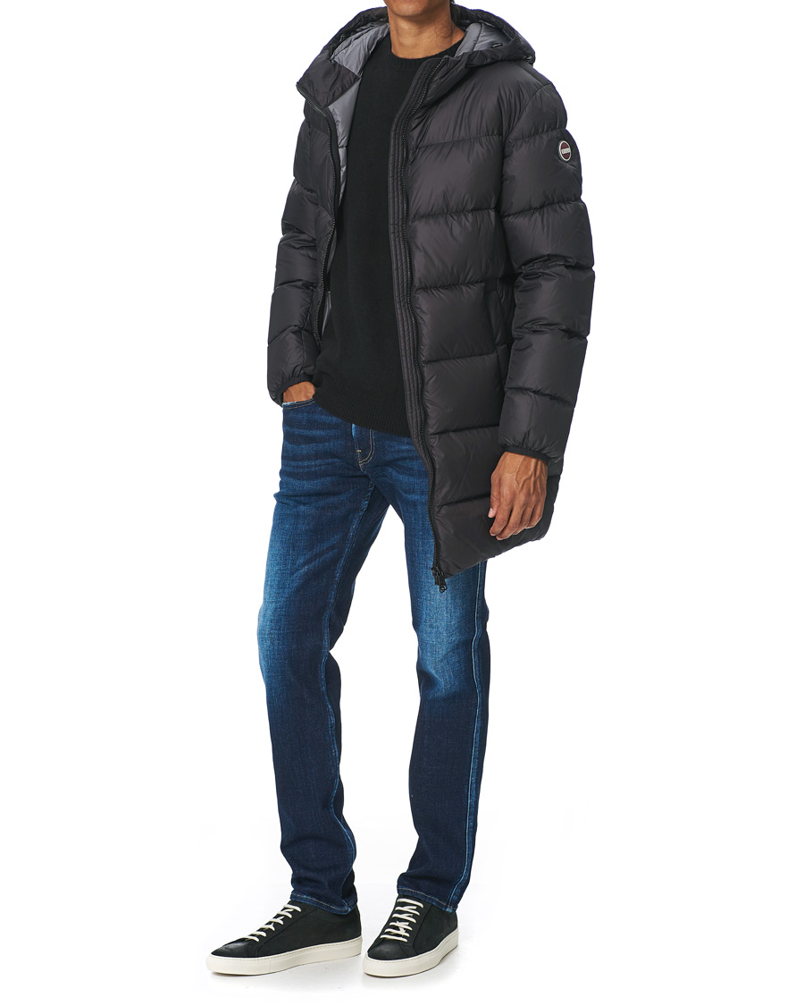 Herr | Jackor | Colmar | Concrete Long Down Jacket Black