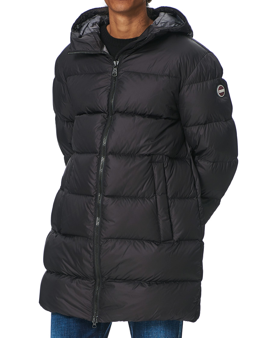 Herr | Jackor | Colmar | Concrete Long Down Jacket Black