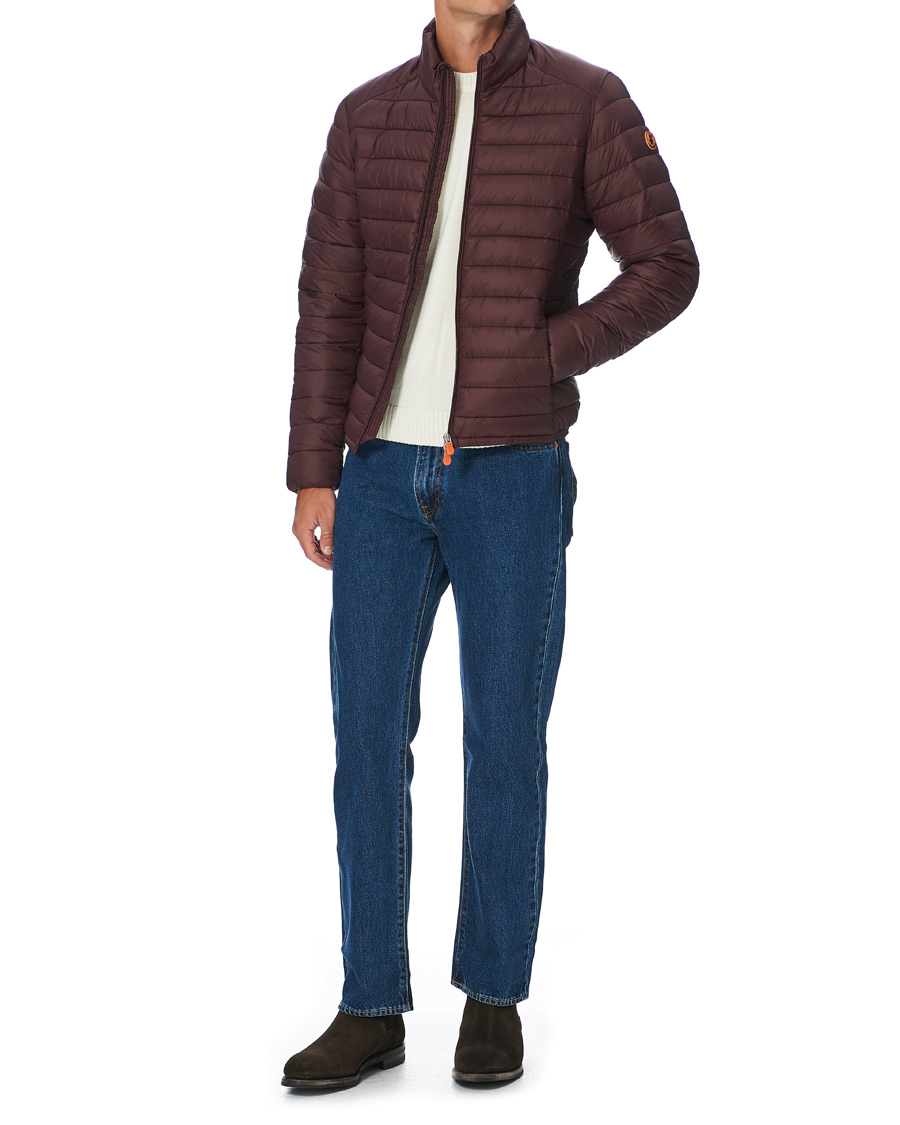 Herr | Jackor | Save The Duck | Alexander Lightweight Padded Jacket Burgundy
