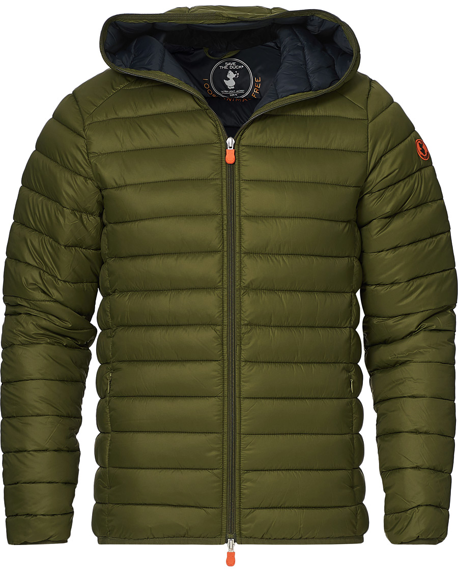 Herr | Jackor | Save The Duck | Donald Lightweight Padded Hooded Jacket Dusty Olive