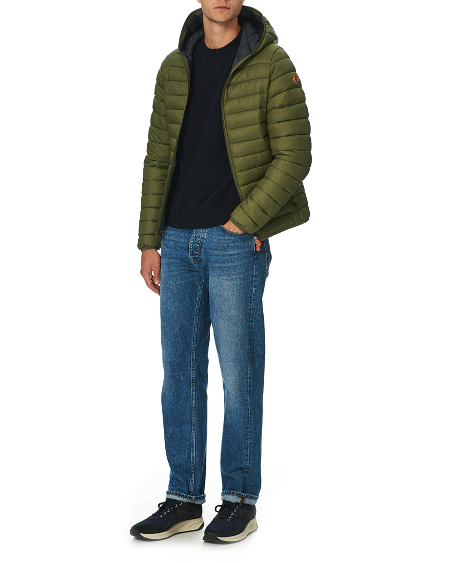 Herr | Jackor | Save The Duck | Donald Lightweight Padded Hooded Jacket Dusty Olive