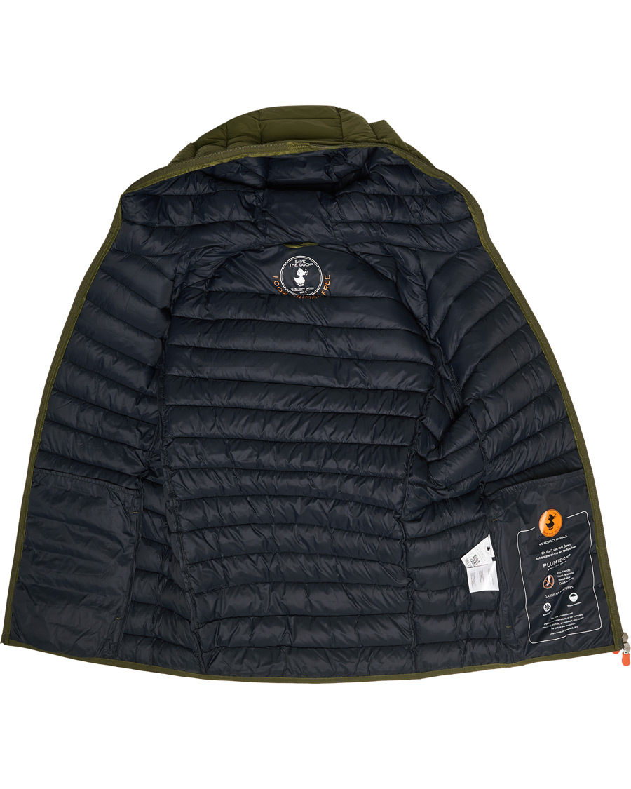 Herr | Jackor | Save The Duck | Donald Lightweight Padded Hooded Jacket Dusty Olive