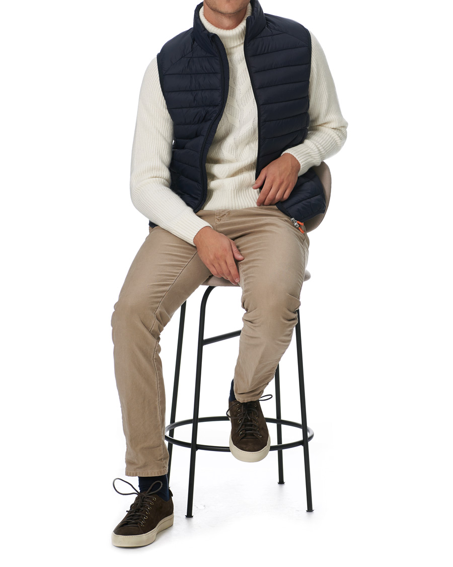 Herr | Jackor | Save The Duck | Adam Lightweight Padded Vest Blue Black