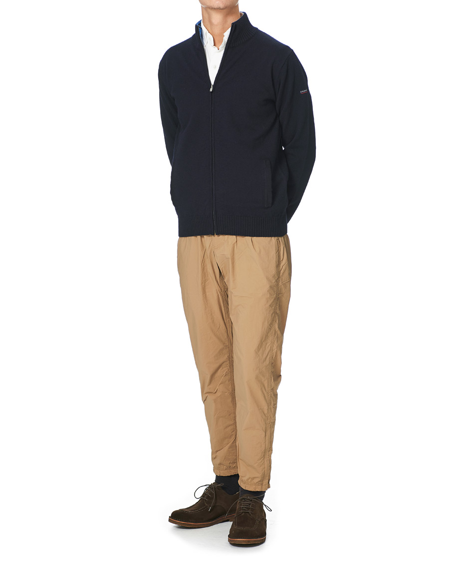 Herr | Tröjor | Armor-lux | Wool Zip Cardigan Navy