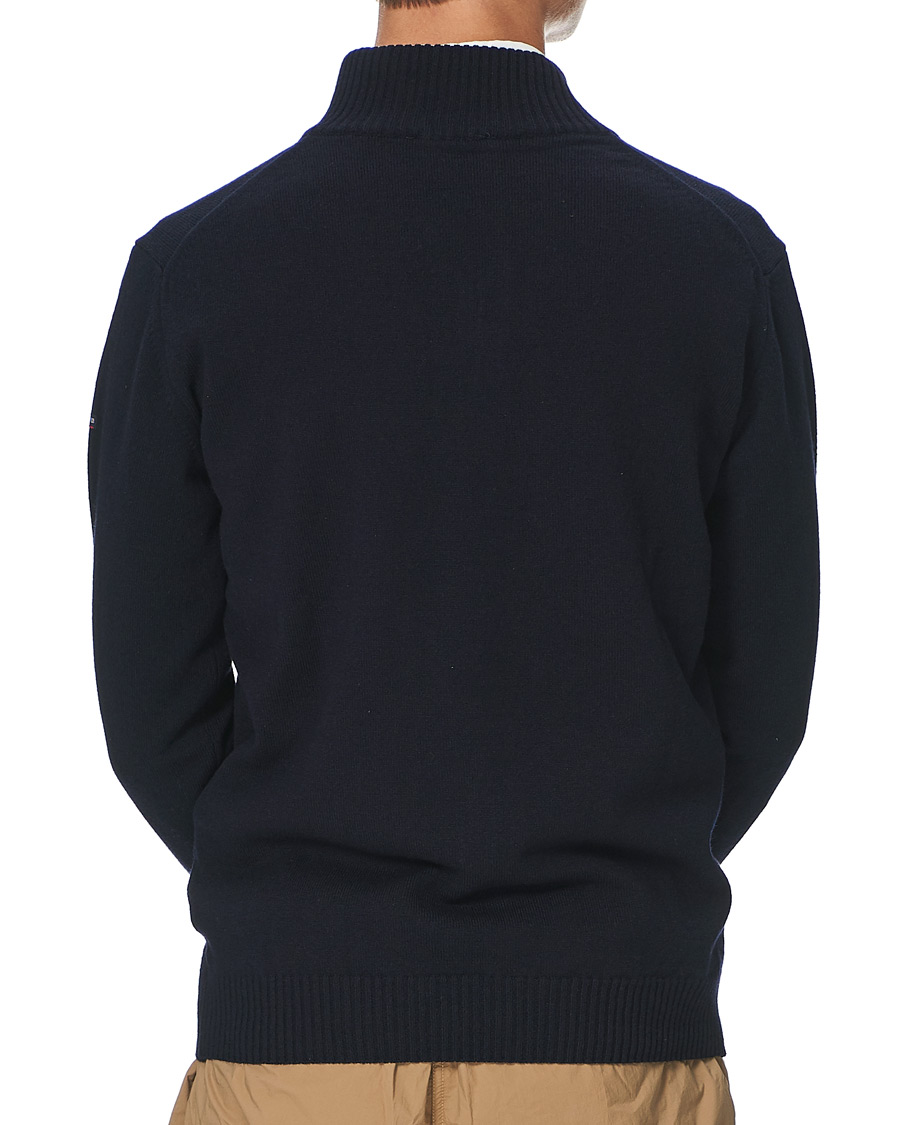 Herr | Tröjor | Armor-lux | Wool Zip Cardigan Navy