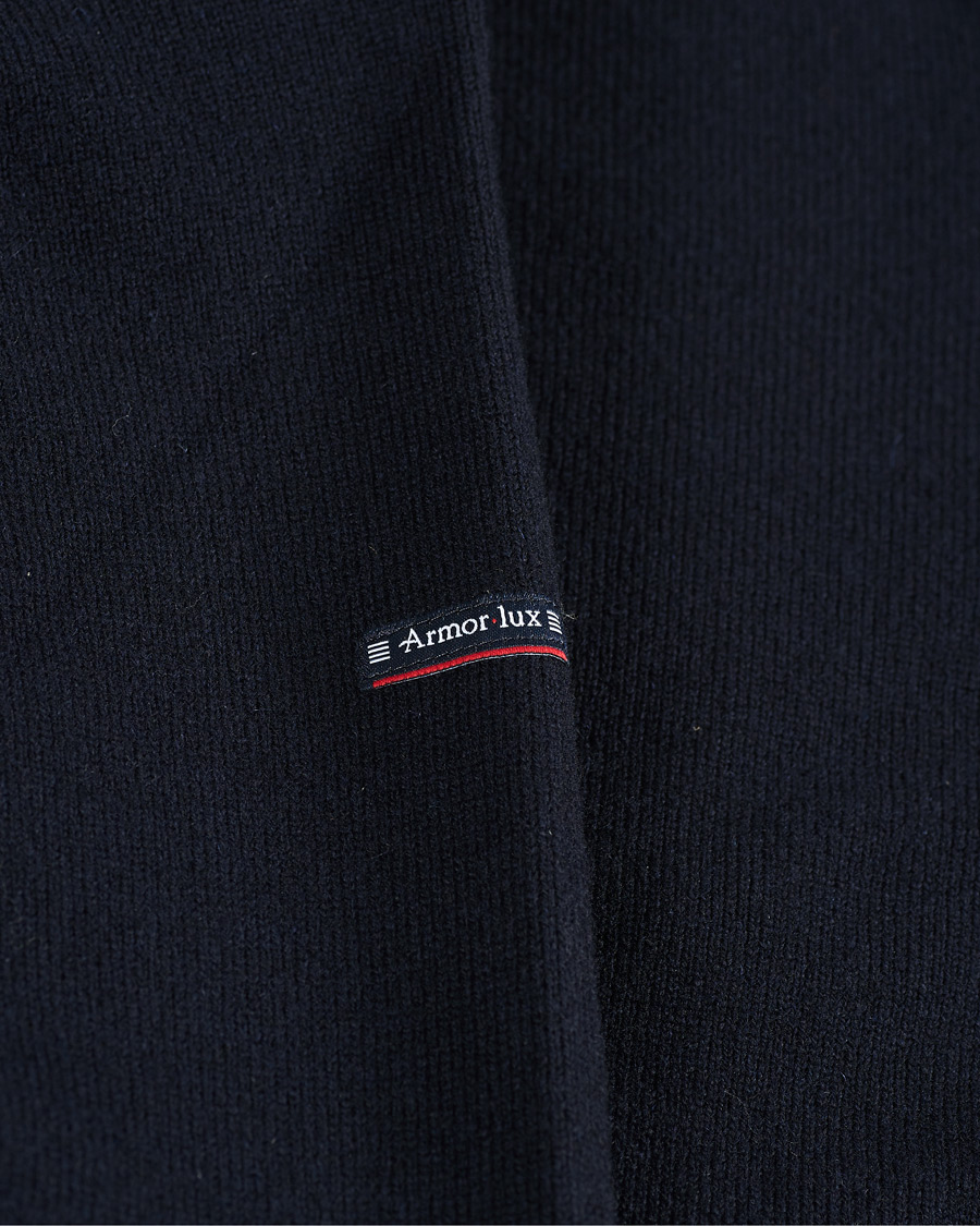 Herr | Tröjor | Armor-lux | Wool Zip Cardigan Navy