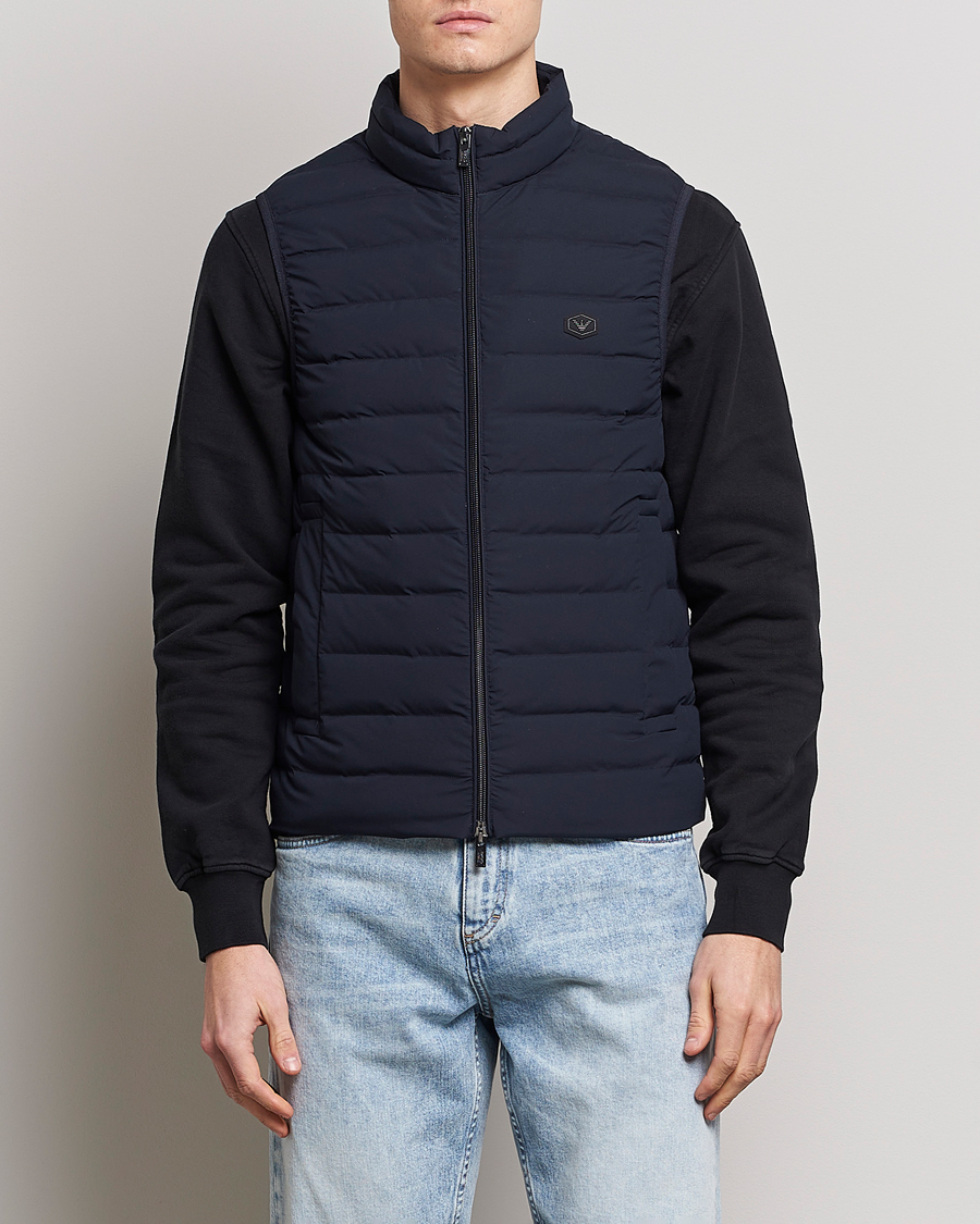 Herr | Västar | Emporio Armani | Light Vest Navy