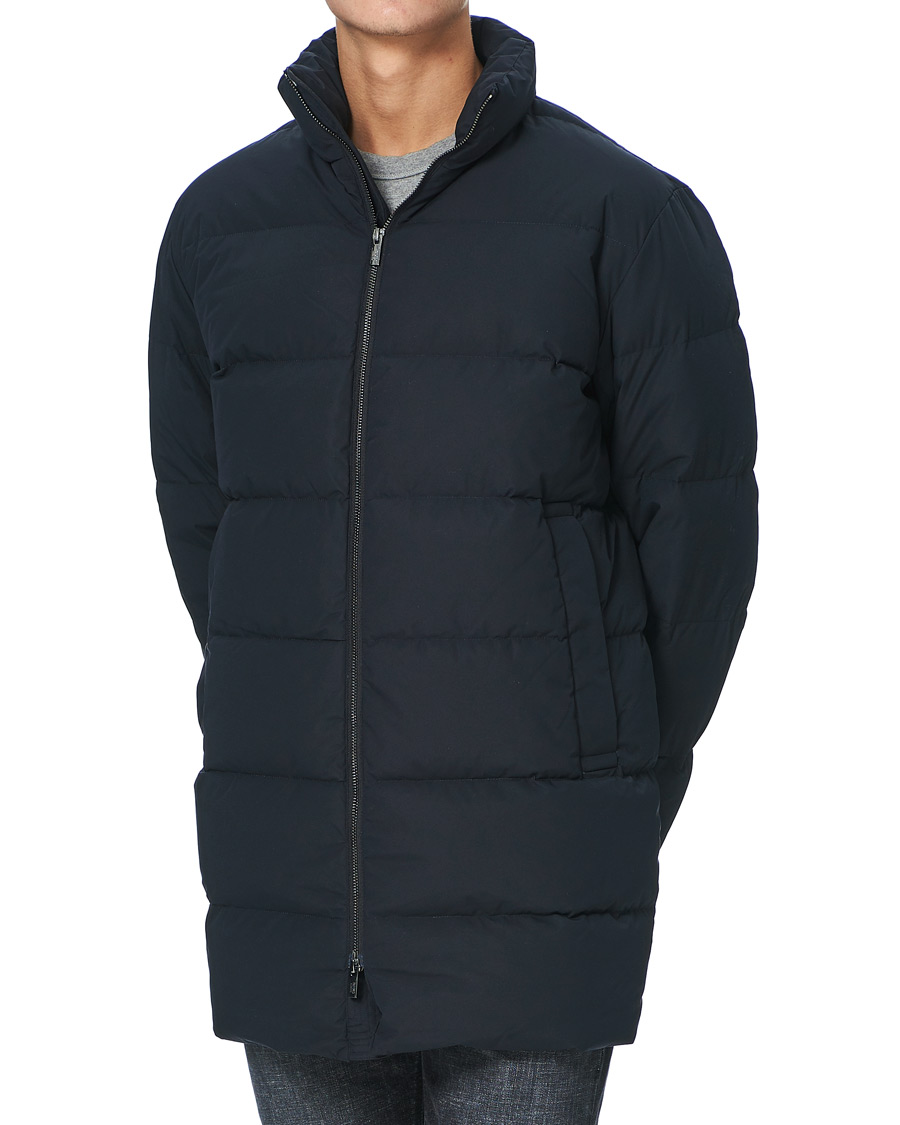 Herr | Jackor | Emporio Armani | Comfort Stretch Down Parka Navy