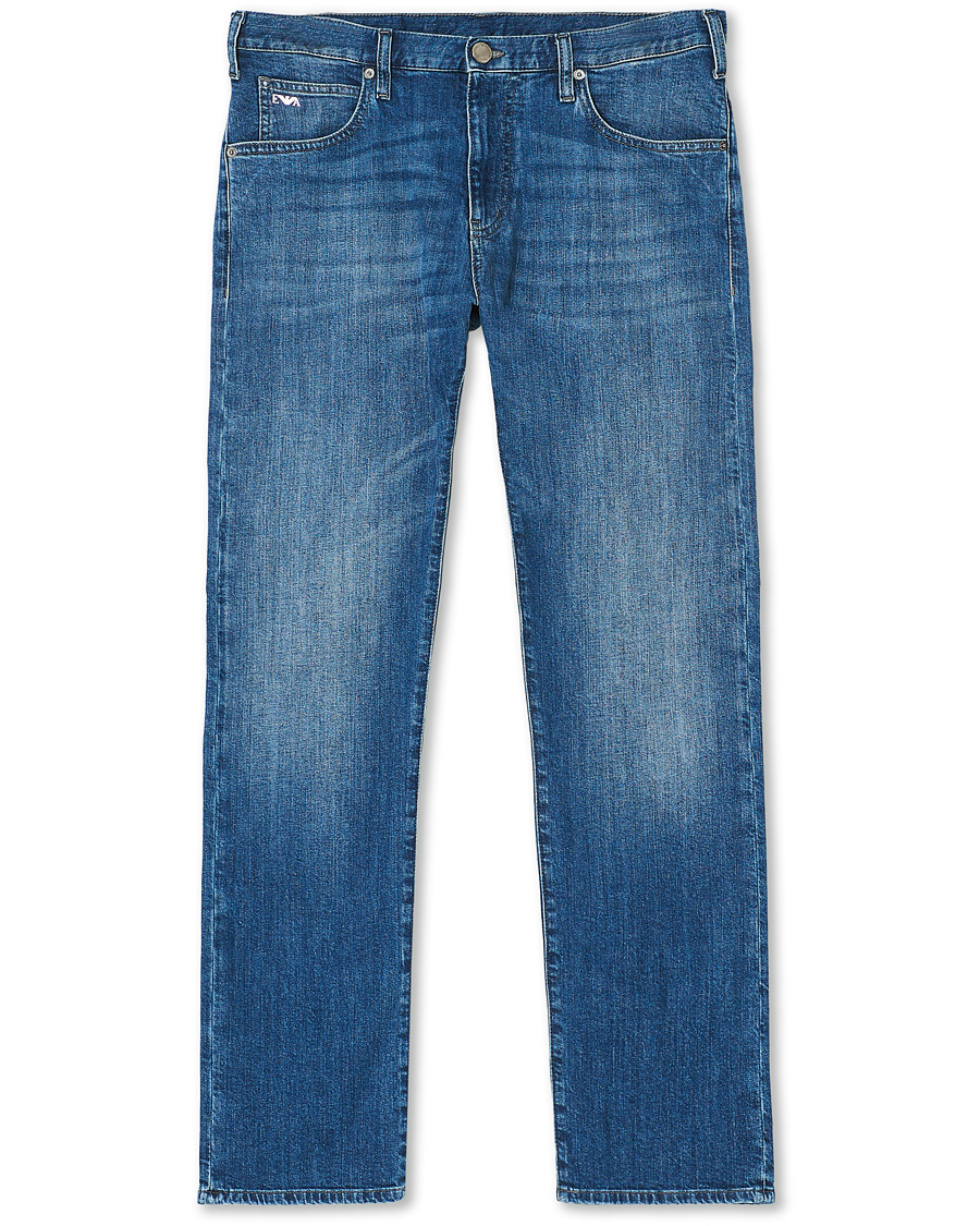 Herr | Jeans | Emporio Armani | Regular Fit Jeans Medium Blue