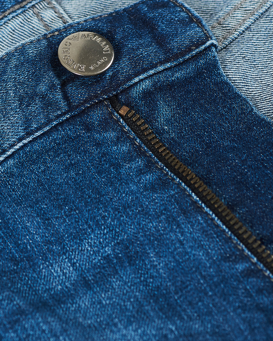 Herr | Jeans | Emporio Armani | Regular Fit Jeans Medium Blue