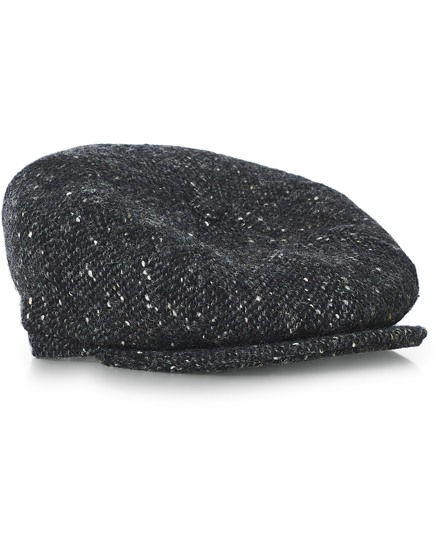 Herr | Lock & Co Hatters Glen Flat Wool Cap Dark Grey | Lock & Co Hatters | Glen Flat Wool Cap Dark Grey