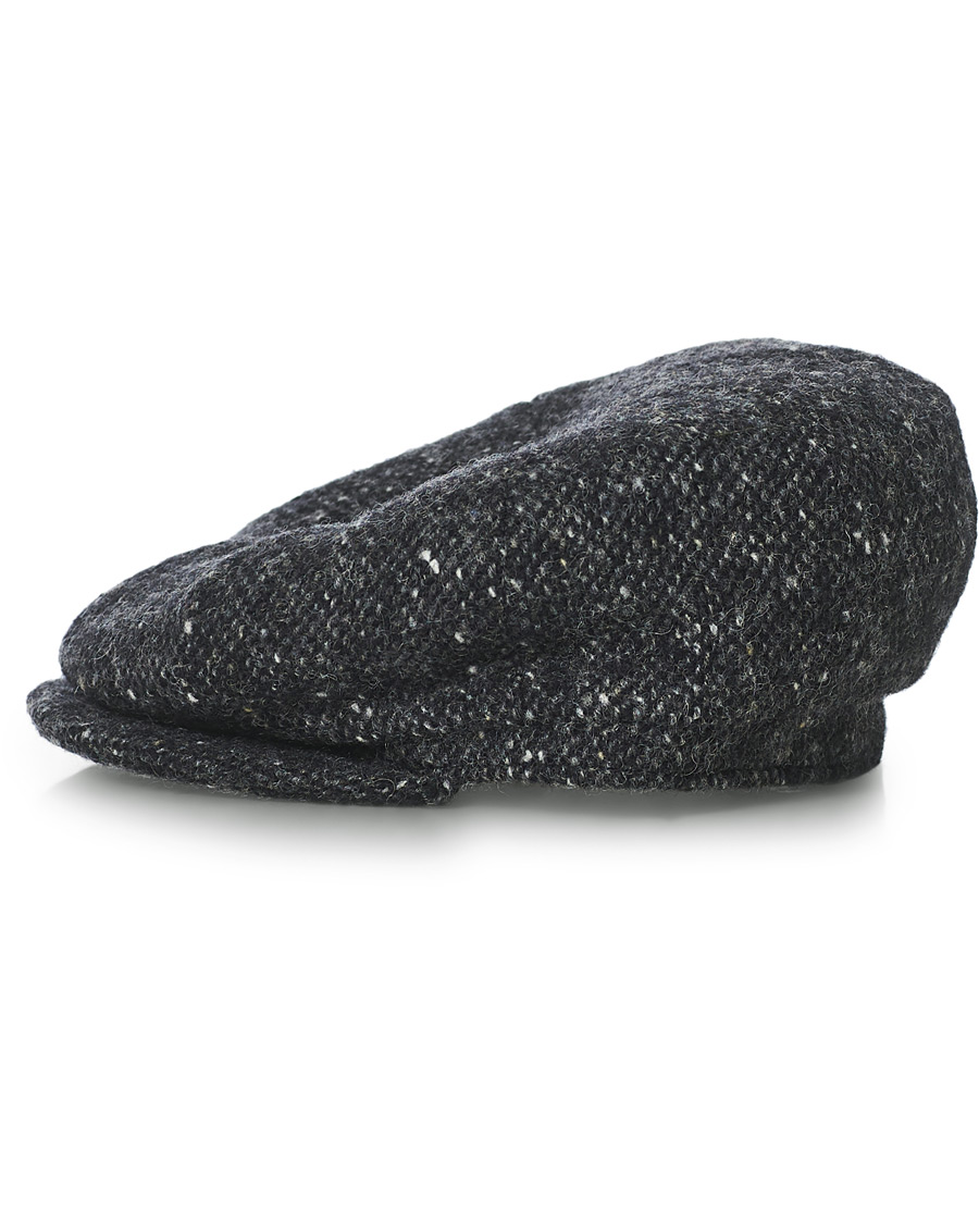 Herr | Lock & Co Hatters Glen Flat Wool Cap Dark Grey | Lock & Co Hatters | Glen Flat Wool Cap Dark Grey
