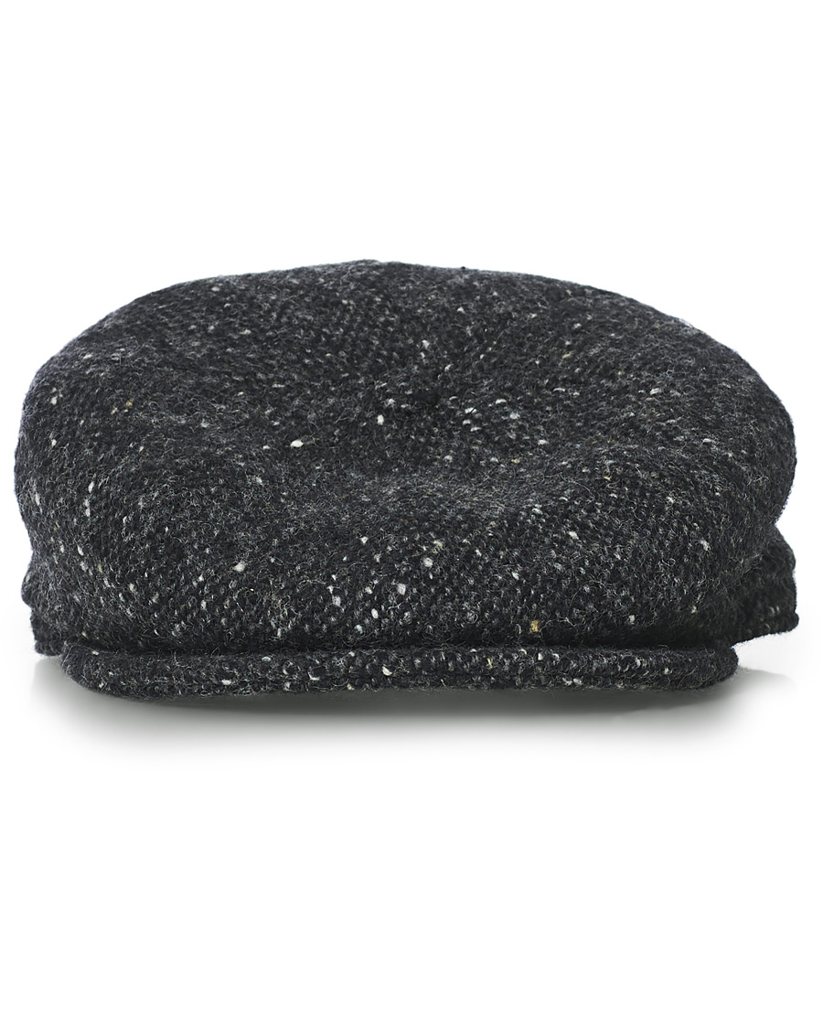 Herr | Lock & Co Hatters Glen Flat Wool Cap Dark Grey | Lock & Co Hatters | Glen Flat Wool Cap Dark Grey