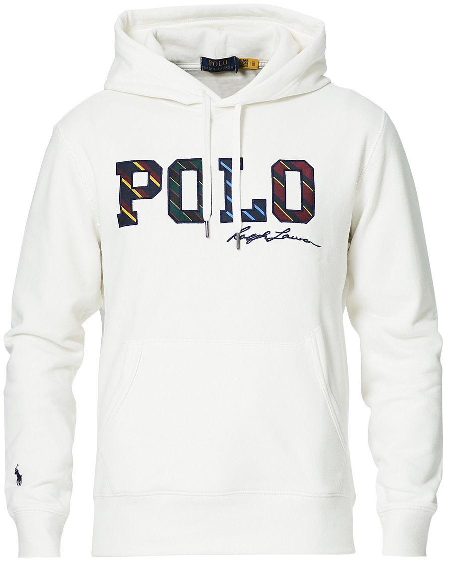 Herr | Tröjor | Polo Ralph Lauren | Magic Fleece Logo Hoodie Deckwash White
