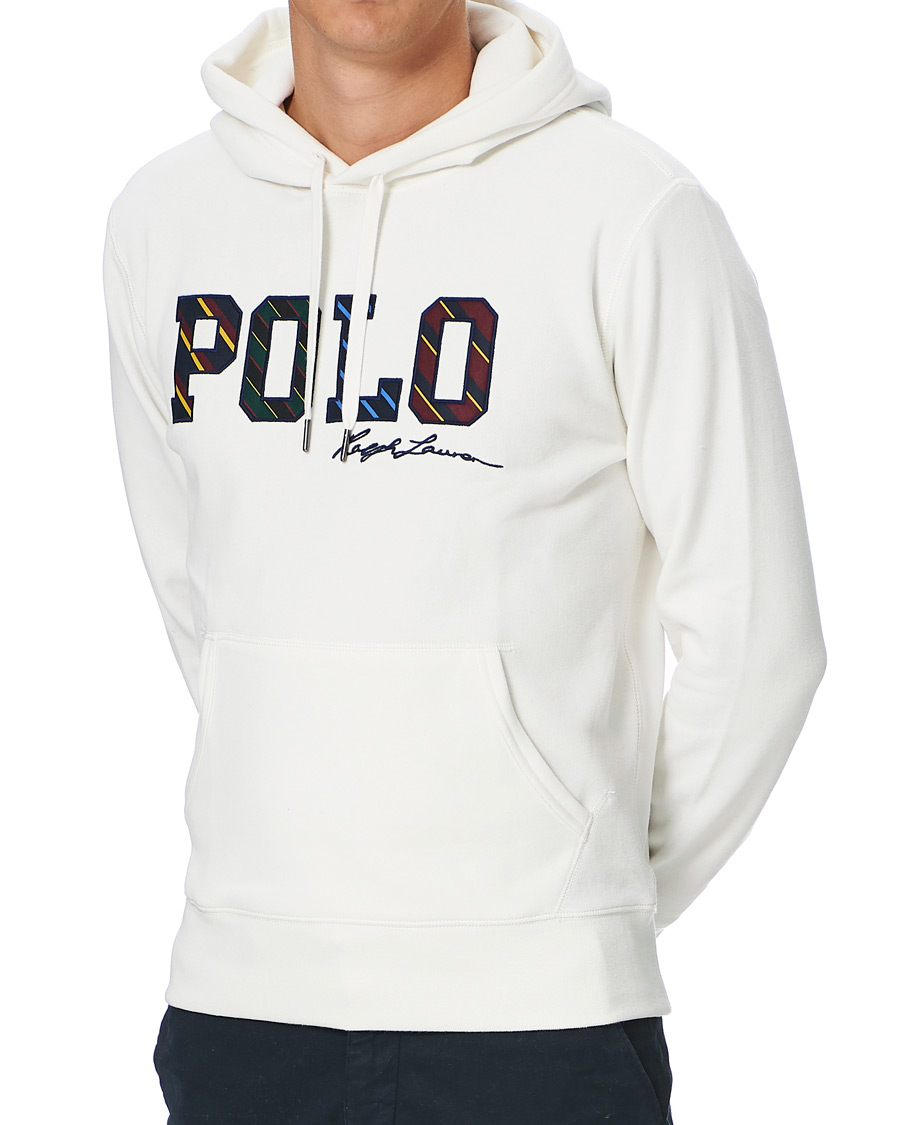 Herr | Tröjor | Polo Ralph Lauren | Magic Fleece Logo Hoodie Deckwash White