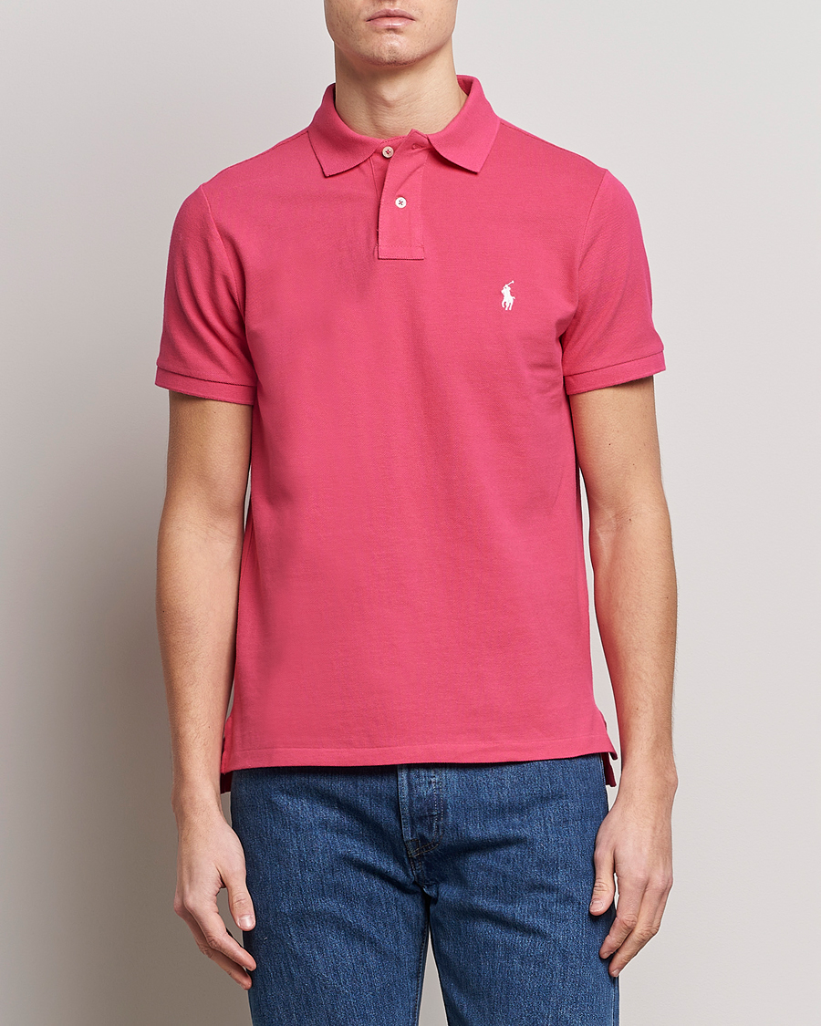 Herr | Pikéer | Polo Ralph Lauren | Custom Slim Fit Polo Hot Pink