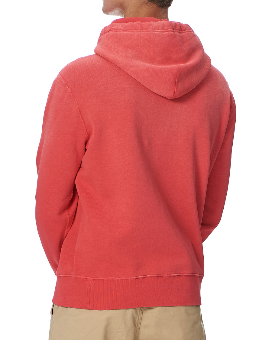 Herr | Tröjor | Polo Ralph Lauren | Vintage Fleece Logo Hoodie Sunset Red