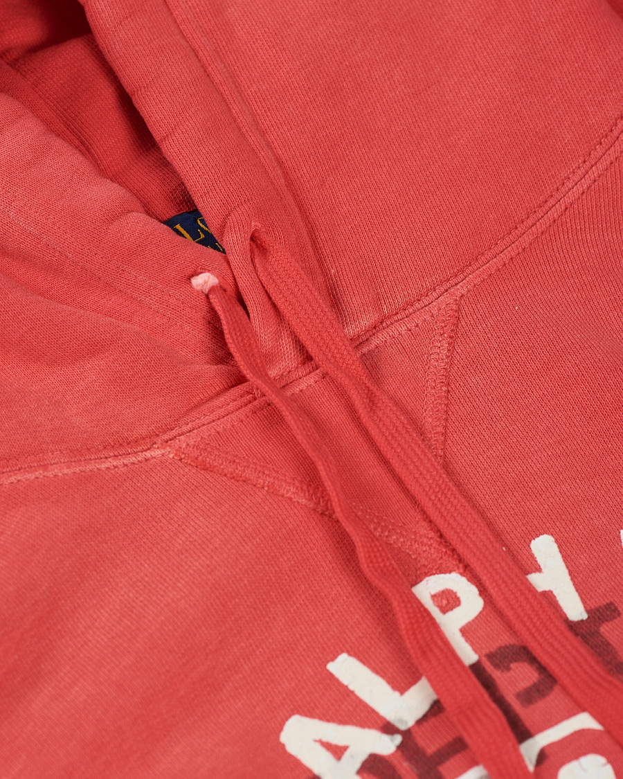 Herr | Tröjor | Polo Ralph Lauren | Vintage Fleece Logo Hoodie Sunset Red
