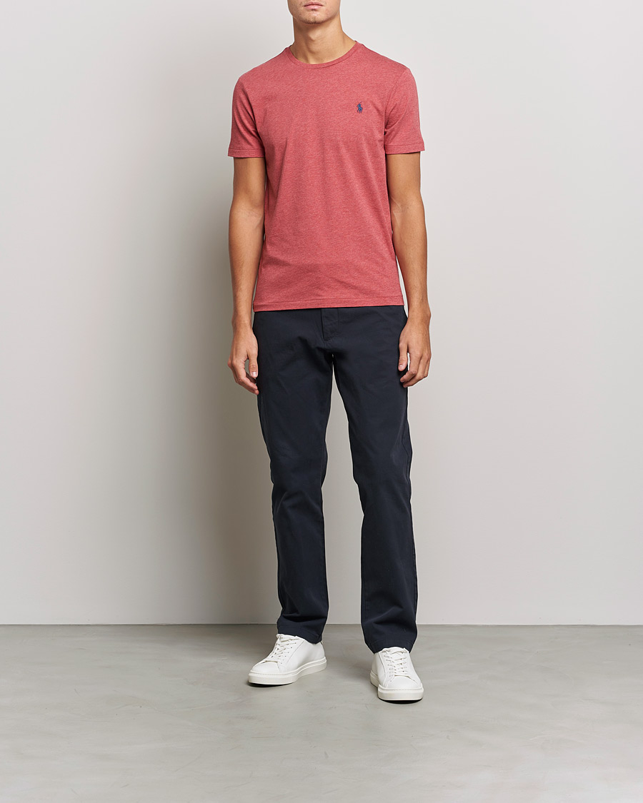 Herr | T-Shirts | Polo Ralph Lauren | Crew Neck Tee Venetian Red Heather
