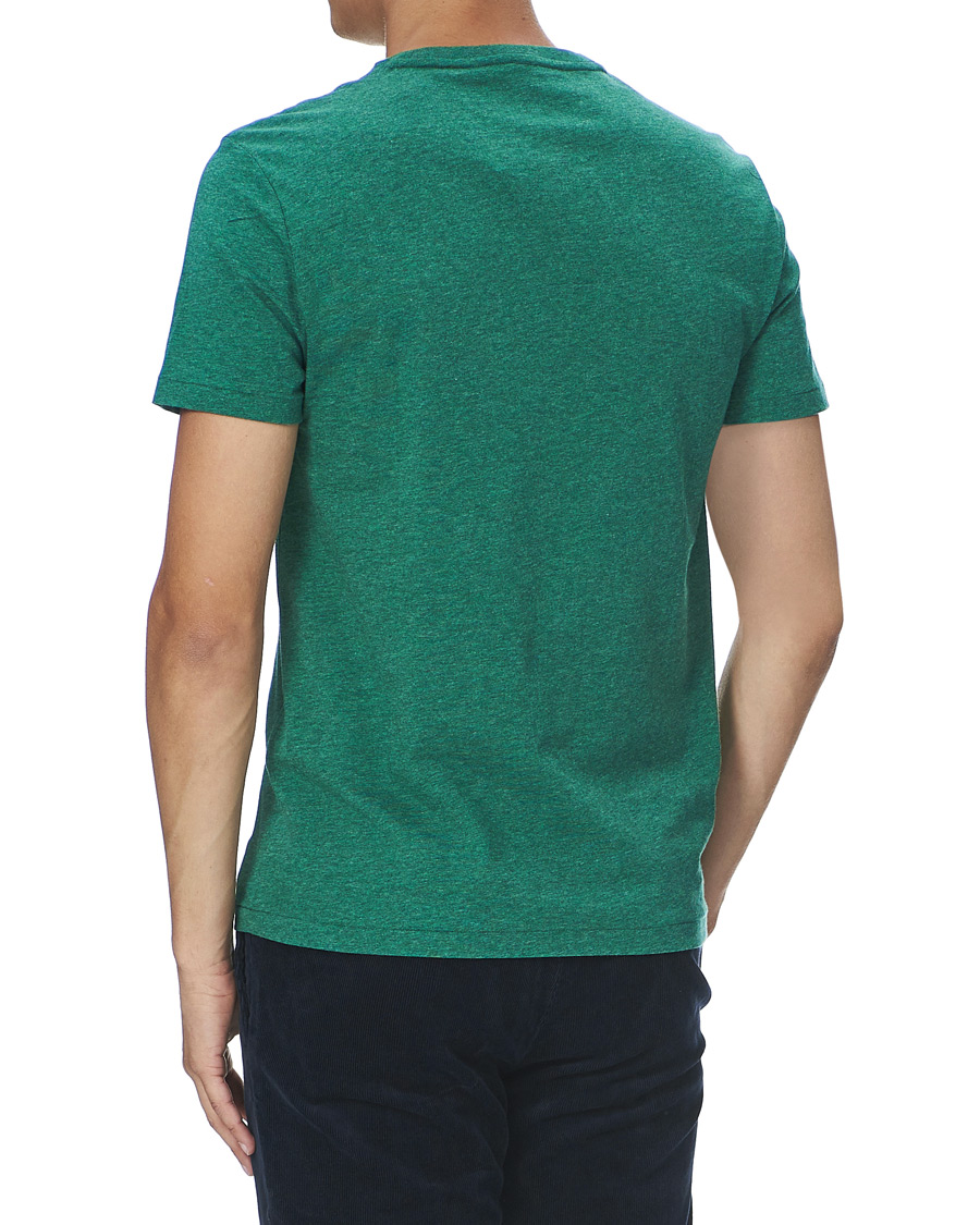 Herr | T-Shirts | Polo Ralph Lauren | Custom Slim Fit Crew Neck Tee Green Heather